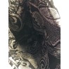 annsocreations jeans noir gris tissu noir blancs pièce unique confection française sangle réglable noire sympa originale