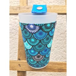 porte gobelet 25cl confection française issu du recyclage lavable réutilisable unique local personnalisable