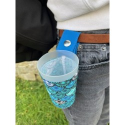 porte gobelet 25cl confection française issu du recyclage lavable réutilisable unique local personnalisable