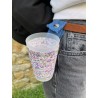 porte gobelet 25cl confection française issu du recyclage lavable réutilisable unique local personnalisable