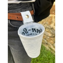 porte gobelet 50cl confection française issu du recyclage lavable réutilisable unique local personnalisable