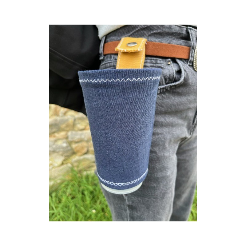 porte gobelet 50cl confection française issu du recyclage lavable réutilisable unique local personnalisable