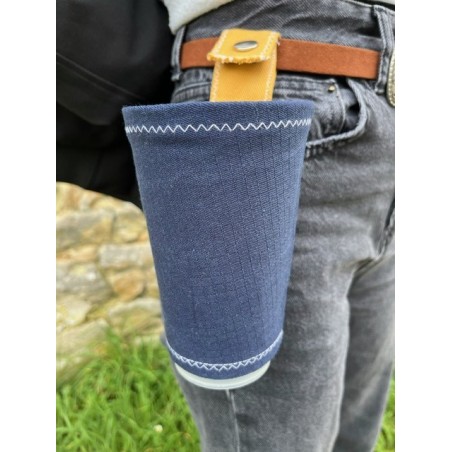 porte gobelet 50cl confection française issu du recyclage lavable réutilisable unique local personnalisable