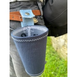 porte gobelet 50cl confection française issu du recyclage lavable réutilisable unique local personnalisable