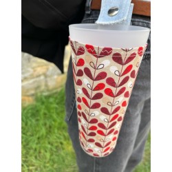 porte gobelet 50cl confection française issu du recyclage lavable réutilisable unique local personnalisable