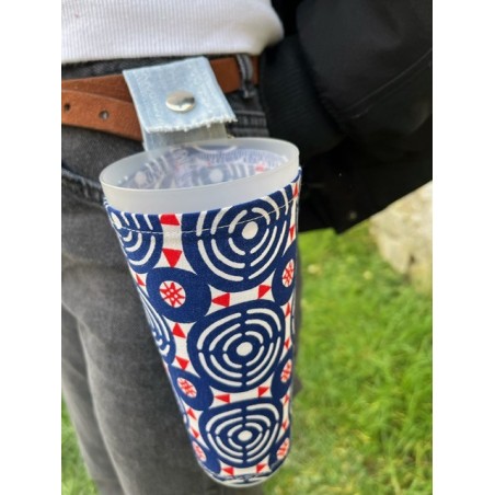 porte gobelet 50cl confection française issu du recyclage lavable réutilisable unique local personnalisable