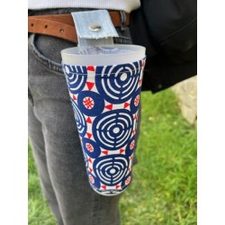 porte gobelet 50cl confection française issu du recyclage lavable réutilisable unique local personnalisable