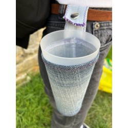 porte gobelet 50cl confection française issu du recyclage lavable réutilisable unique local personnalisable