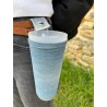 porte gobelet 50cl confection française issu du recyclage lavable réutilisable unique local personnalisable