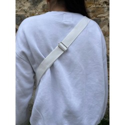 SAC BANANE ISSU DU RECYCLAGE EN JEANS LOCAL CONFECTION FRANCAISE PIECE UNIQUE