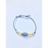 annsocreations.fr bracelet perle jeans pièce unique confection française recyclage original assortiment de perles forme matière