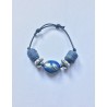 annsocreations.fr bracelet perle jeans pièce unique confection française recyclage original assortiment de perles forme matière
