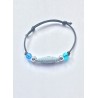 annsocreations.fr bracelet perle jeans pièce unique confection française recyclage original assortiment de perles forme matière