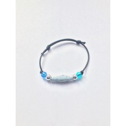 annsocreations.fr bracelet perle jeans pièce unique confection française recyclage original assortiment de perles forme matière