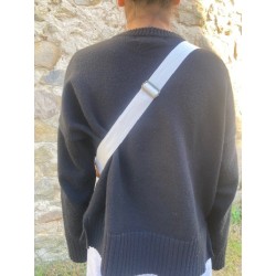 SAC BANANE UNIQUE LOCAL FABRICATION FRANCAISE VELOUR ROSE SYMPA ANNSOCREATIONS.FR