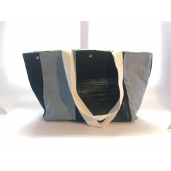annsocreations.fr sac patchwork jeans bleu original unique local recyclage confection française
