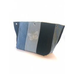 annsocreations.fr sac patchwork jeans bleu original unique local recyclage confection française