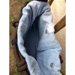 annsocreations.fr sac équitation pièce unique originale flocage cheval local confection française jeans pantalon équitation